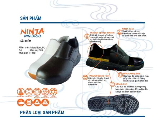 Giày bảo hộ Takumi Ninja S.O - Ảnh 6
