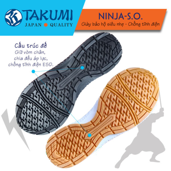 Giày bảo hộ Takumi Ninja S.O - Ảnh 5