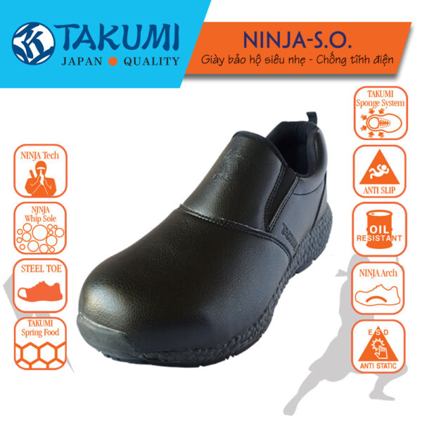 Giày bảo hộ Takumi Ninja S.O - Ảnh 3